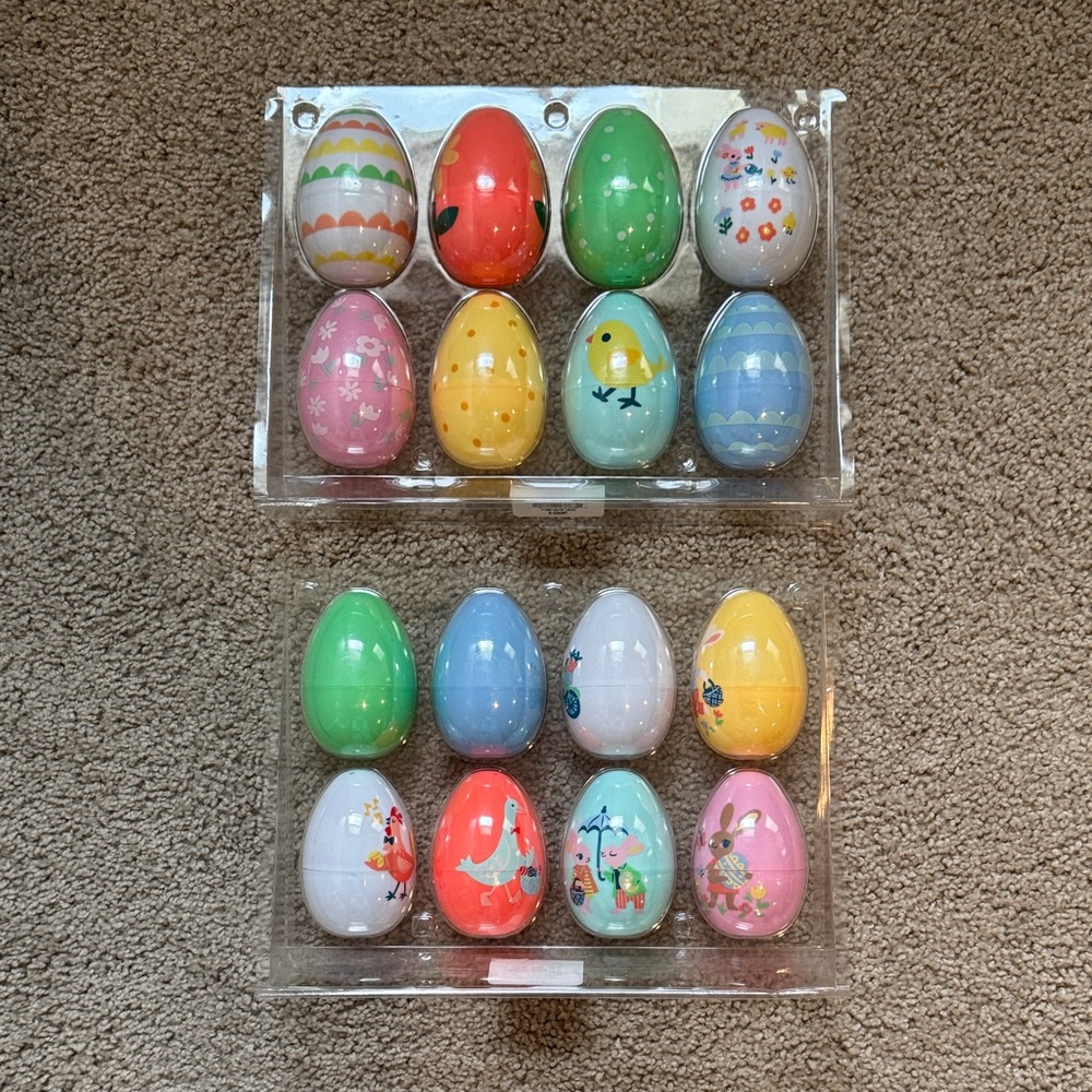 Spritz NWT Set of 16 Decorative Easter Egg Ornaments in Pastel & Bright Colors